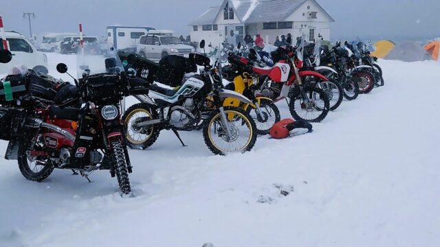 宗谷岬のバイク達